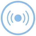 INVISIO Icons 128X128px Independent Audio Streams 72Dpi INV Blue RGB