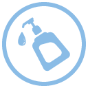 INVISIO Icons 128X128px Soap 72Dpi INV Blue RGB