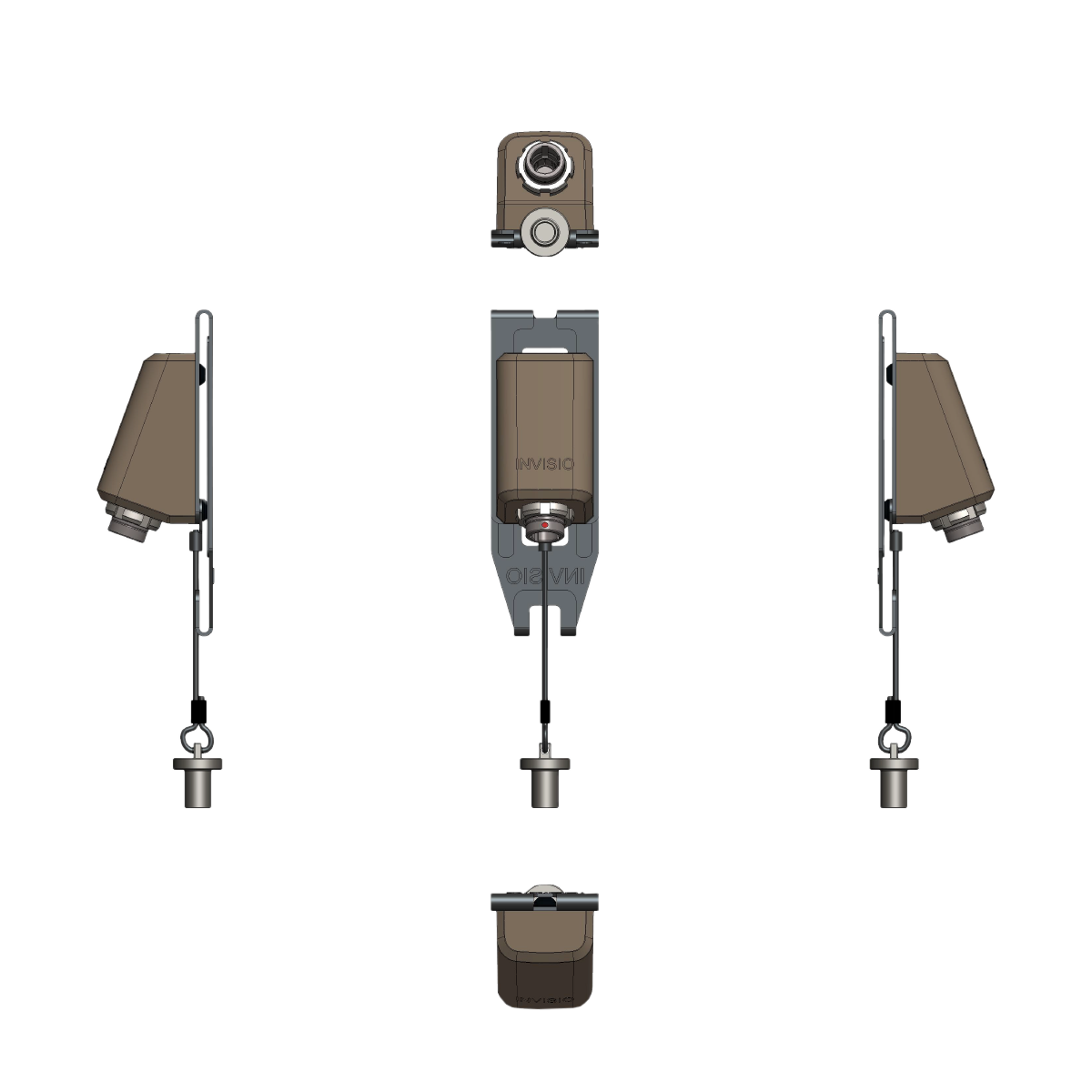 Products Cable Parking Molle Metal Cap TAN 1200X1200px